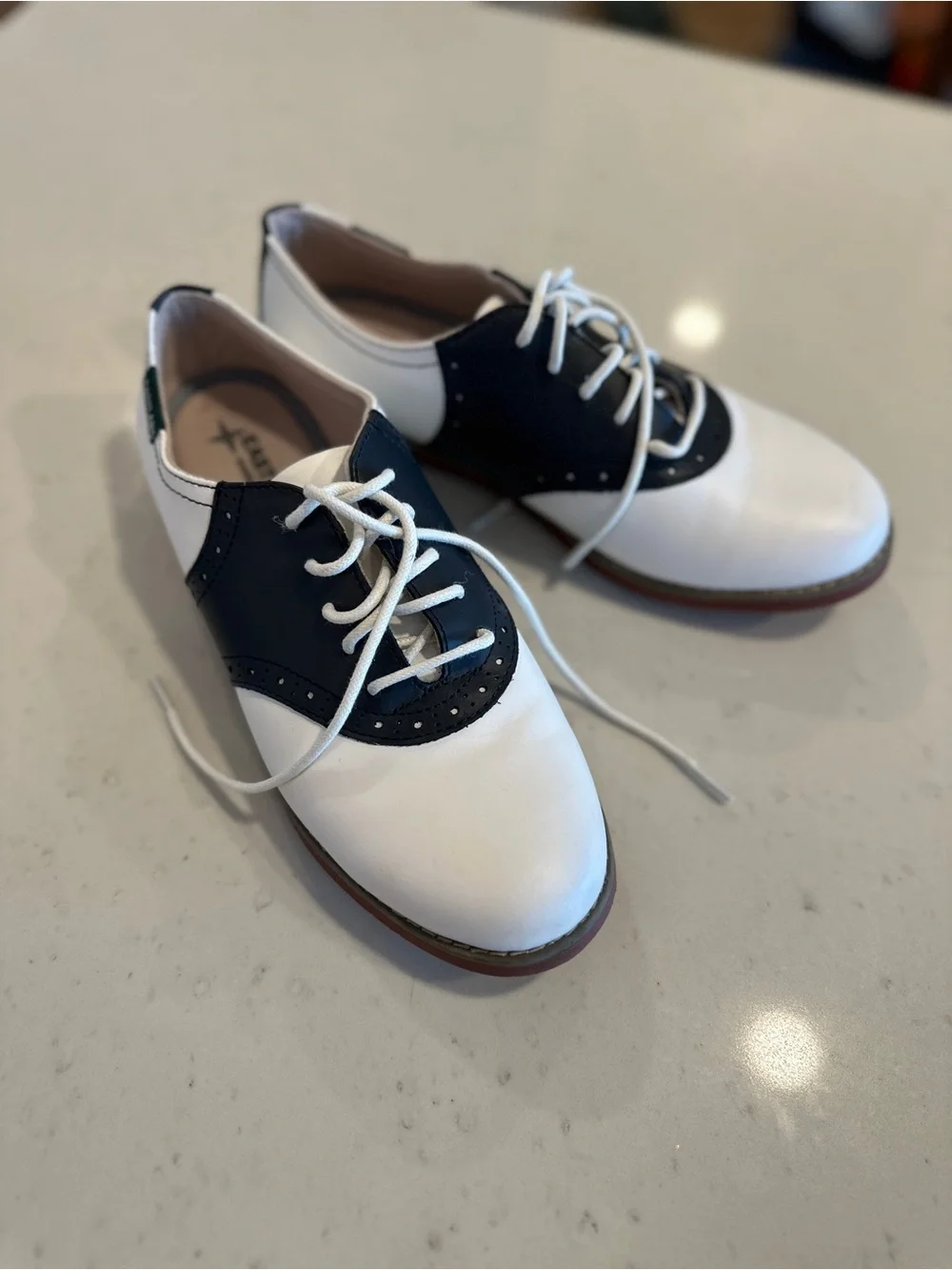 NWOT Eastland 1955 Edition Saddle Oxford Shoes Size 7.5 Retro Classic Vintage